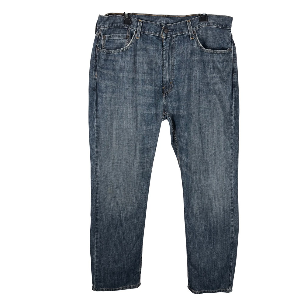 Levis 559 Relaxed Straight Leg Jeans Mens 38X32 Medium Wash Blue Denim Pants